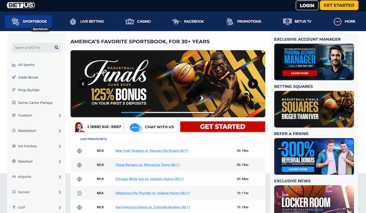 An image of the betting screen from BetUS, a popular online sportsbook for table tennis betting odds.